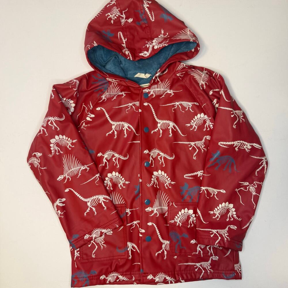 Hatley Red Dinosaur Raincoat Kids 7